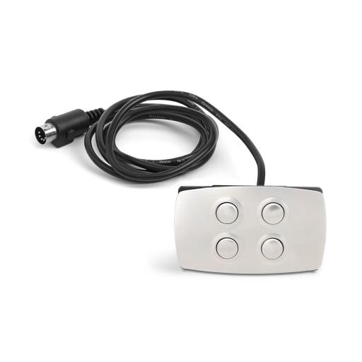 Botonera Metálica Rectangular 4 Botones