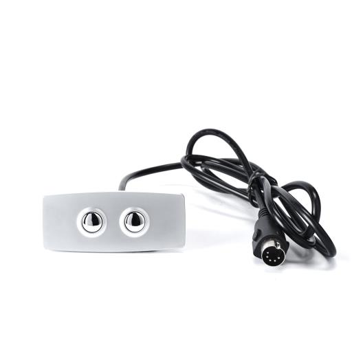 Botonera Inyectada Gris Rectangular