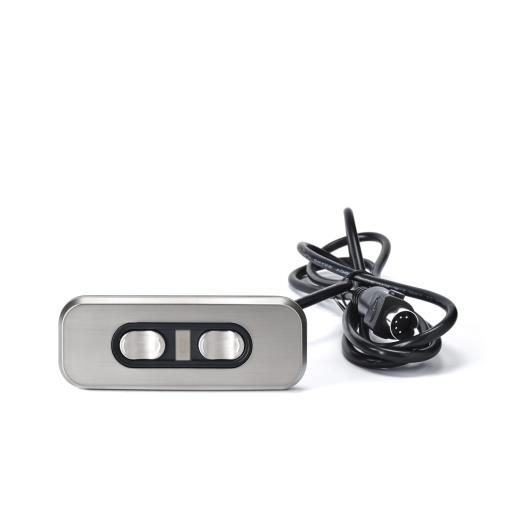 Botonera Inyectada Champagne Rectangular + Control 1 Motor Manta Térmica