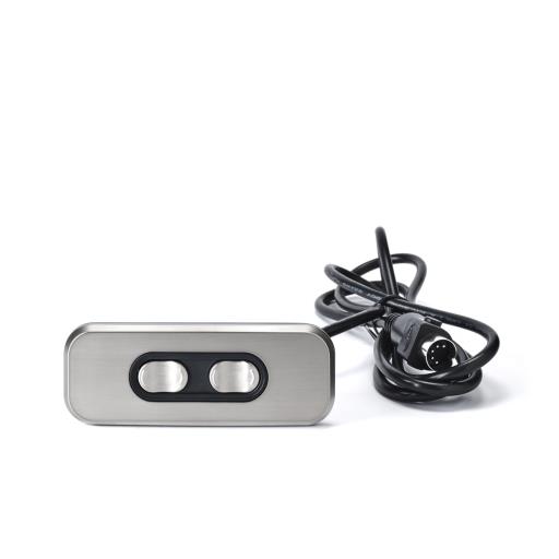 Botonera Inyectada Champagne Rectangular 2 Motores