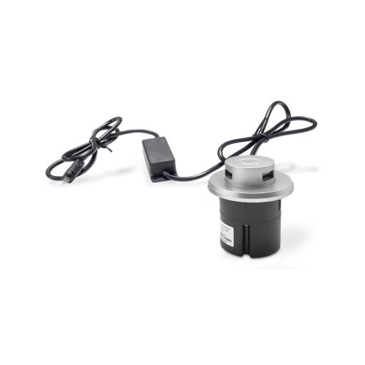 Botón USB Extraíble Gris