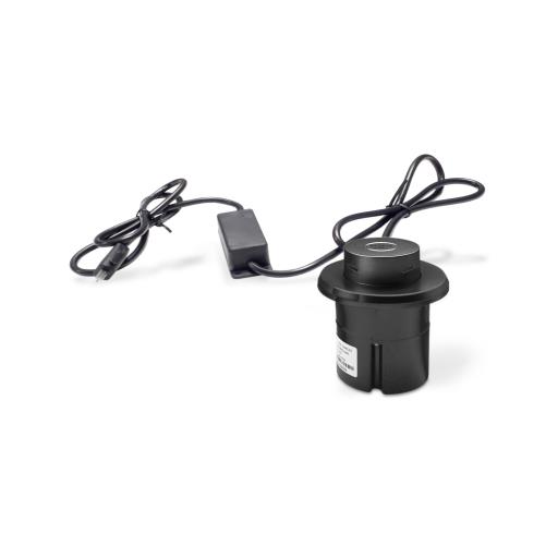 Botón USB Tipo C Extraíble Negro