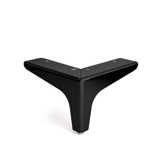 Pata Marrakesh Negro Mate H100 mm.