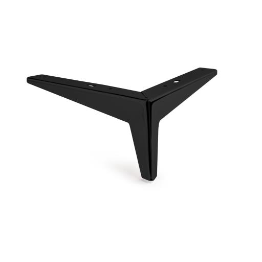 Pata Jarama Long Negro Mate (245x245x3.0xH135)