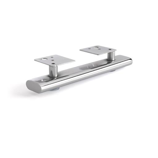 Pata Tubo Ovalado Alta Cromo 20x40x220