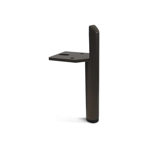 Pata Lanus Tubo Redondo (Ø25xH120xH174x1.2) Negro Mate