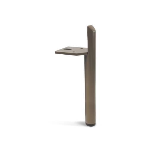 Pata Lanus Tubo Redondo (Ø25xH150xH204x1.2) Champagne Plata