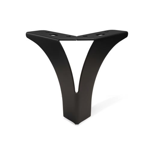 Pata Nantes (136x136xH134x2.5) Negro Mate