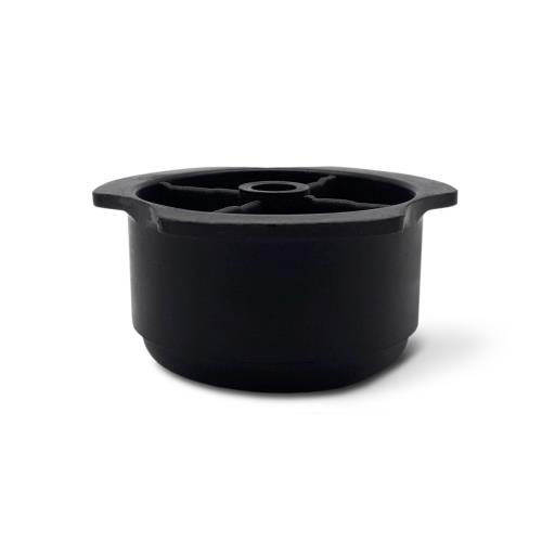 (x100) Pata EcoGreen Redonda Ø45xH30 mm.Con Pestaña Wengue