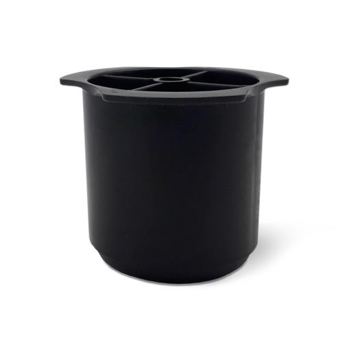 (x100) Pata EcoGreen Redonda Ø55xH60 mm.Con Pestaña Wengue