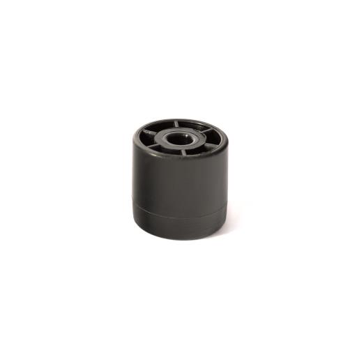 (x100) Pata EcoGreen Redonda Ø25xH25 mm.Sin Pestaña Wengue