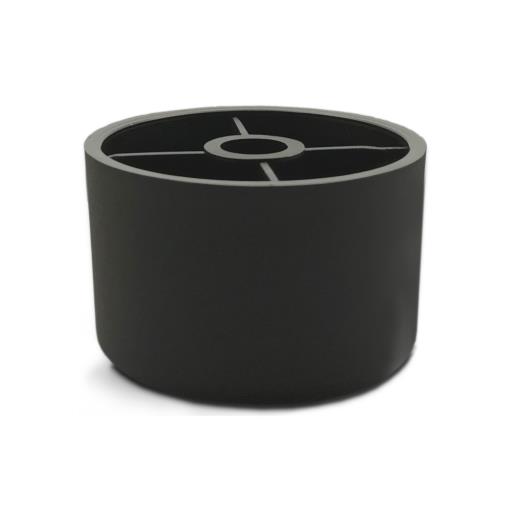 (x100) Pata EcoGreen Redonda Ø40xH25 mm.Sin Pestaña Wengue