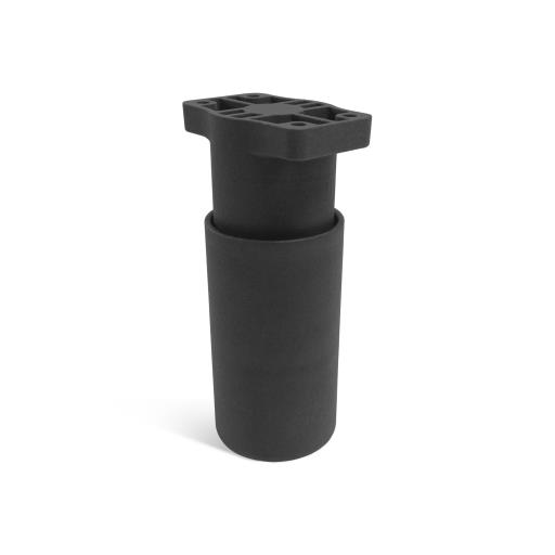 (x100) Pata EcoGreen Regulable Redonda Ø45xH97/H155 mm. Wengue