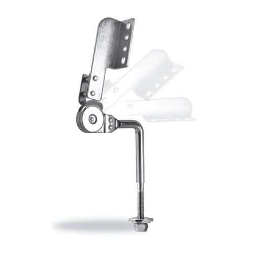 Cabecera Cromada Fijo con Posiciones Angulo 90º-180º (6P) (Par)