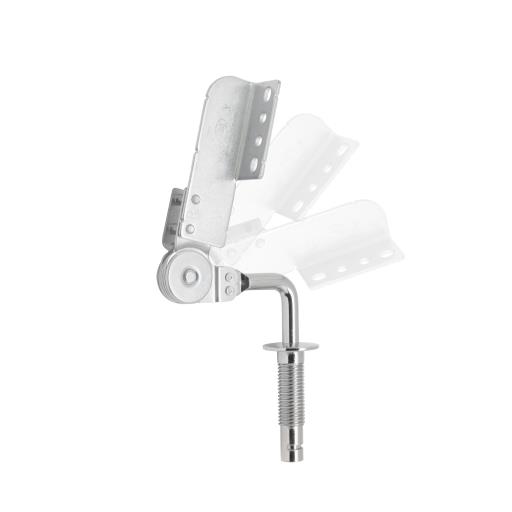 Cabecera Cromada con Posiciones Angulo 90º-180º (6P)  (Pareja) + Seta con Rosca IT