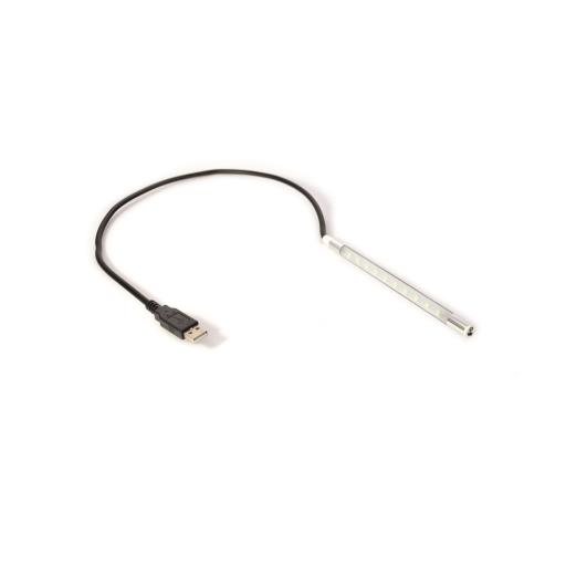 Lampara Color Negro 10 Leds Conexion USB Luz Blanca - Suministros Lomar