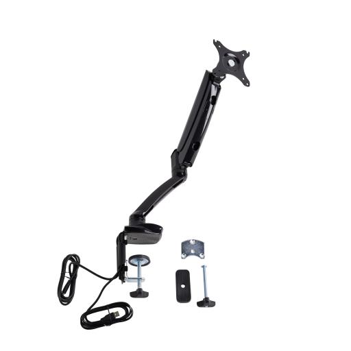 Soporte Monitor Mod. Enkel Negro + 2 USB