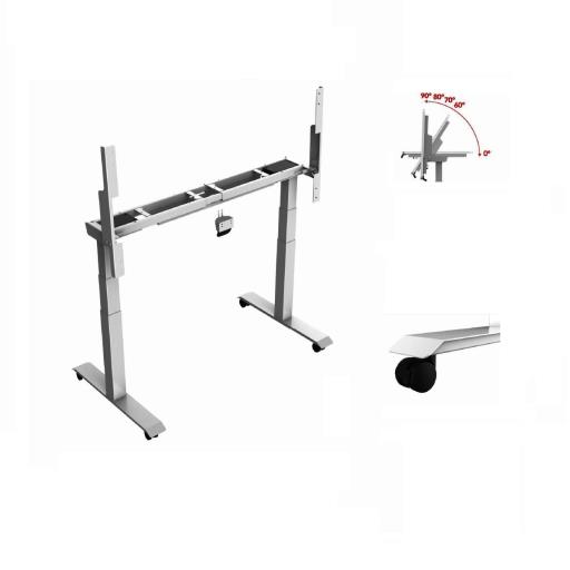 Pata Mesa Regulable Mod. Fancy Gris