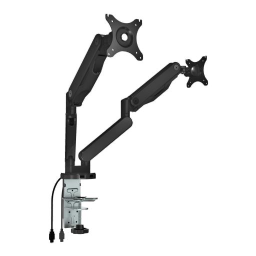 Soporte Monitor Mod. Kanpe Negro + 2 USB