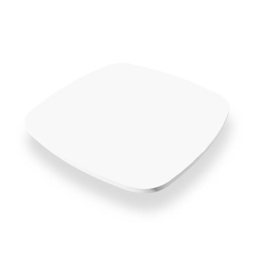 Tablero Mesa Eiffel 800x800x18 con Forma Blanco